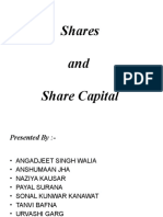 Share and Share Capital