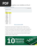 5 Dicas Para Agilizar Seus Trabalhos No Excel