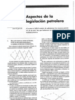 Aspectos de La Legislacion Petrolera