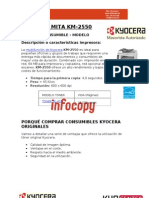 Toner Original para Kyocera Mita KM-2550