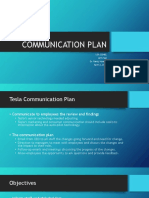 Communication Plan - Lisa Cohee