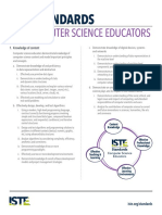 ISTE Standards for Computer Science Educators, 2011 (Permitted Educational Use)