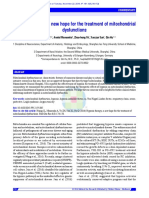 Hypoxia Therapy - A New Hope for the Treatment of Mitochondrial Dysfunctions