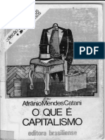 O Que e Capitalismo - Afranio Mendes Catani PDF