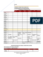 Planning Tutorat