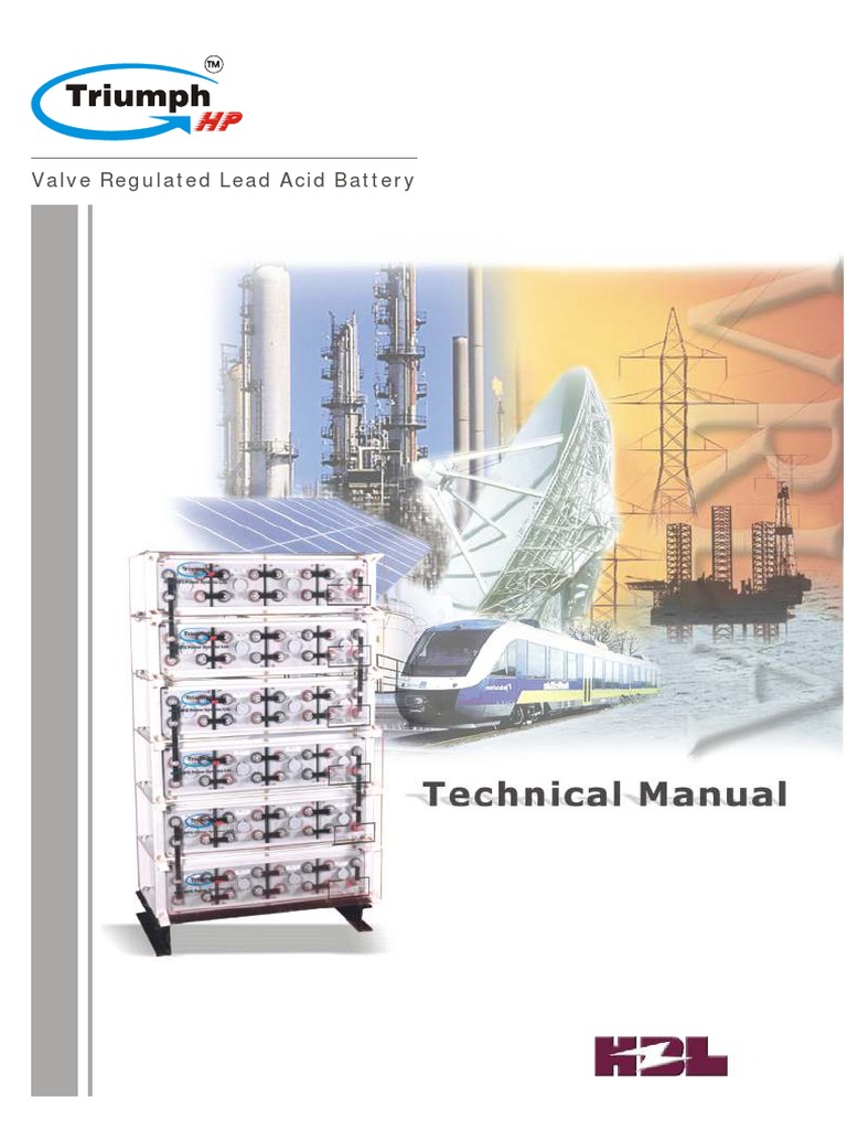 HBL Triumph-HP VRLA Battery Overview | PDF | Electromagnetism ...