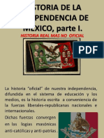 Historia Verdadera de La Independencia de Mexico Parte 1