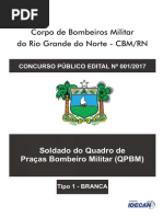 Soldado Do Quadro de Praças Bombeiro Militar – Tipo 1