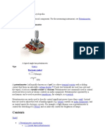 Potentiometer: Navigation Search Potentiometer (Measuring Instrument)