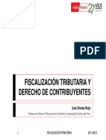 Fiscalización Tributaria y Derecho de Contribuyentes - Luis Duran