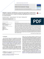 Panda (2013) Adaptive Capacity Contributing to Improved Agricultural Productivity at the Household Level Empirical Findings Highlighting the Importance of Crop Insurance