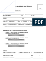 Matrícula em cursos: formulário de inscrição