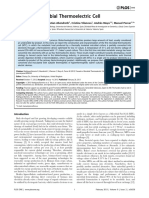 Towards A Microbial Thermoelectric Cell