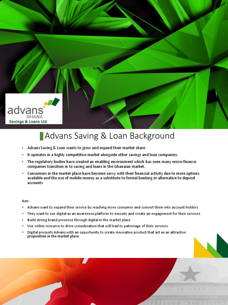 Advans savings and loans