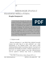 Problem arheologije znanja u filozofiji Misela Fukoa