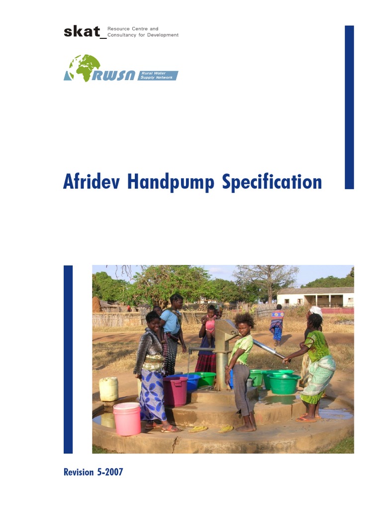 Afridev Handpump Specifications Guide | PDF | Computers