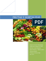 Frutas y Hortalizas