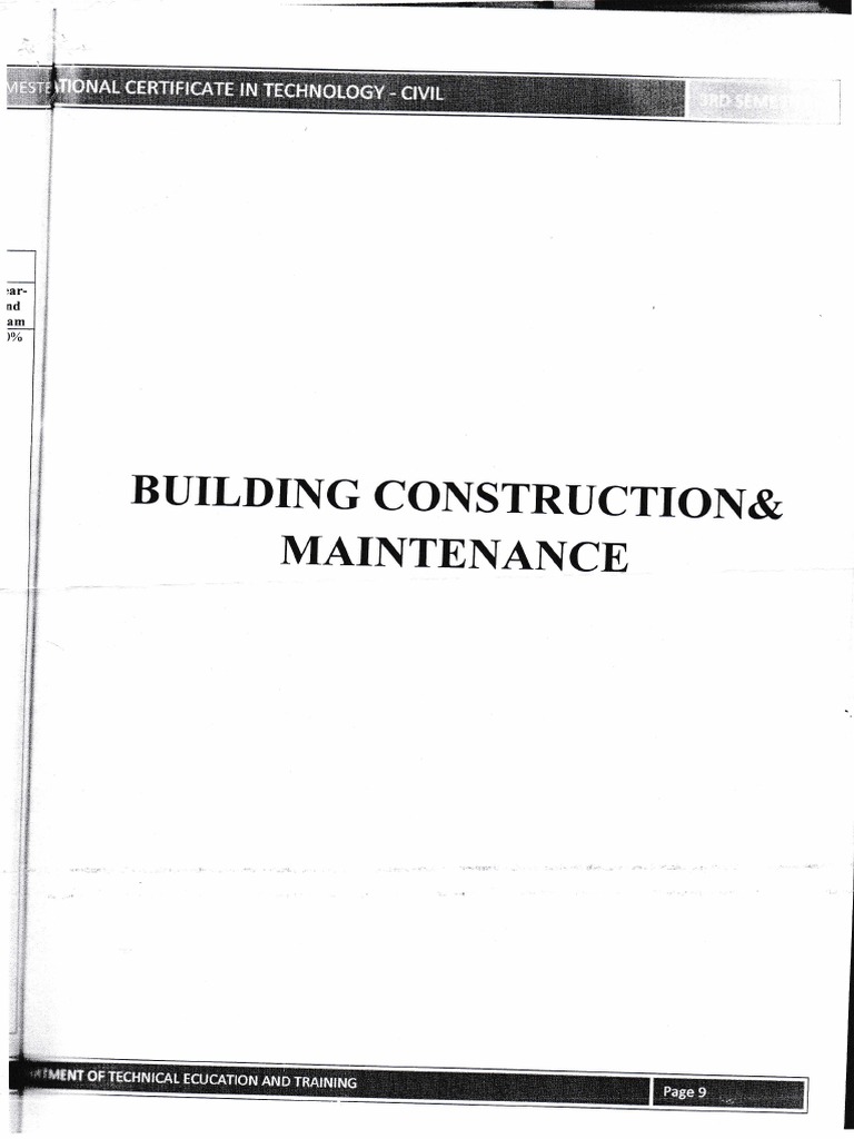 Building Construction PDF | PDF