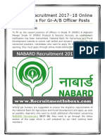 NABARD Recruitment