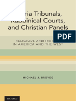 Broyde, Michael J-Sharia tribunals, rabbinical courts, and Christian panels _ religious arbitration in America and the West-Oxford University Press (2017).pdf