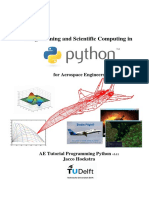 Programming and Scientific Computing in Python For Aerospace Engineers - J Hoekstra (TU Delft)