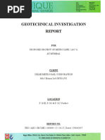 Geotechnical Report