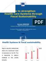 How To Strengthen Health Care Systems Through Fiscal Sustainability