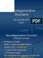 Neurodegenerative Disorders: Ar Altahan FRCP Kkuh