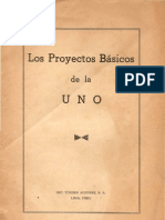 Los Proyectos Básicos de La UNO (1963)