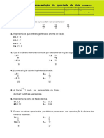 A Fração Como Representação Do Quociente de Dois Numeros Naturais