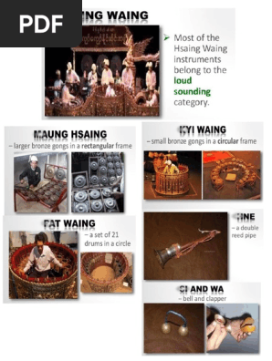 Instrumento De Waing Hsaing