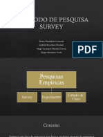 o Método de Pesquisa Survey