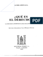 Javier Hervada - ¿Qué Es El Derecho PDF