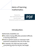 Problems of Learning Mathematics