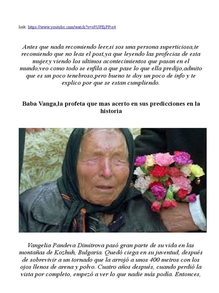 Baba Vanga PDF Marte Tierra
