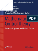 [Madhu N. Belur]Mathematical Control Theory II Behavioral Systems and Robust Control(pdf){Zzzzz}[BЯ].pdf