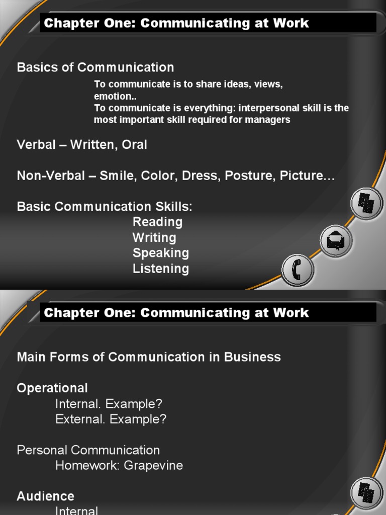 Communication Essentials for the Workplace | PDF | Communication ...