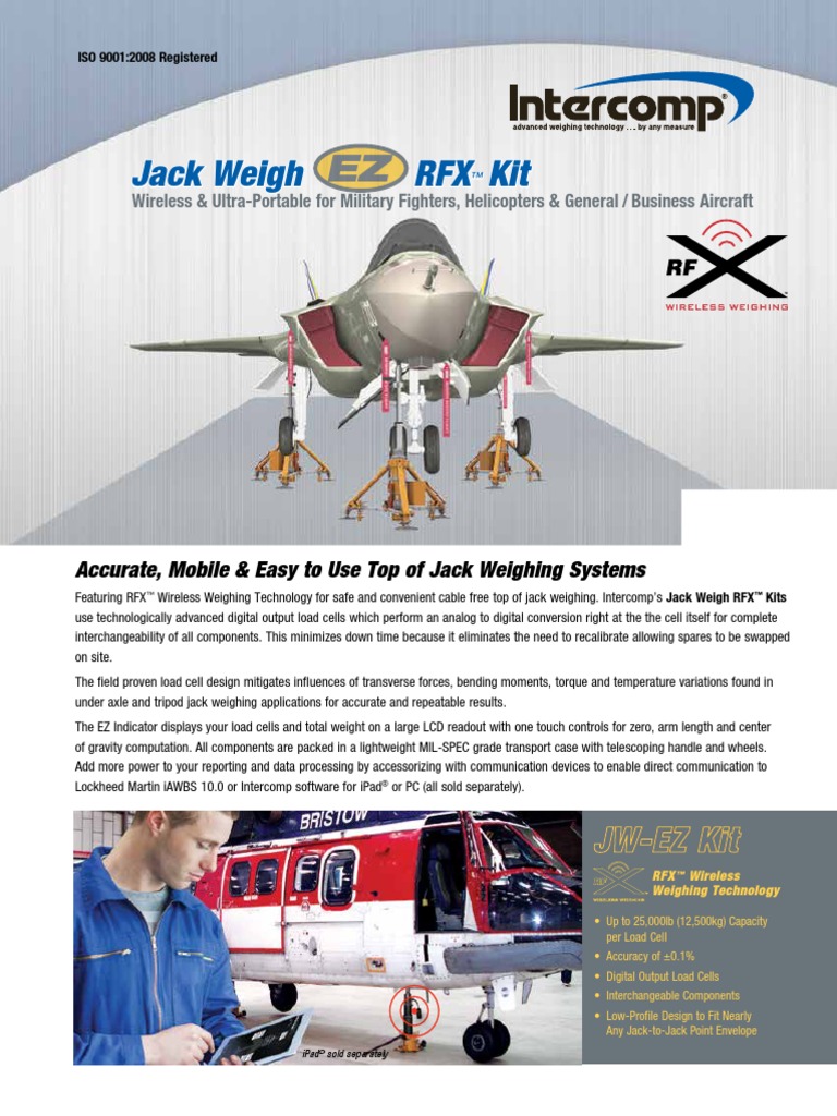 Jack Weigh RFX Kit: Accurate, Mobile & Easy To Use Top of Jack Weighing ...