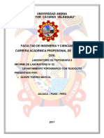 Informe de Topografia