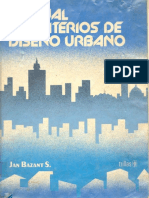 Manual de Criterios de Diseño Urbano - Jan Bazant S