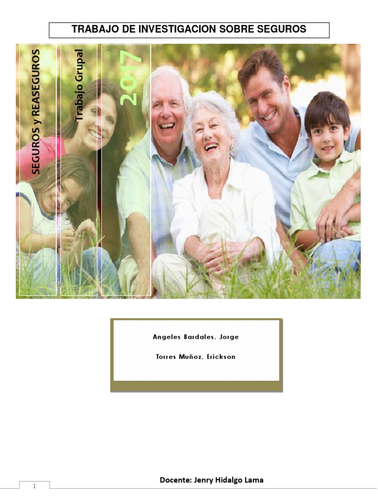 Seguros y Reaseguros | PDF | Póliza de seguros | Seguro