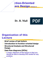 Function-Oriented Software Design: Dr. R. Mall