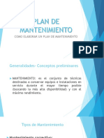 Plan de Mantenimiento