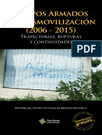 Grupos Armados Posdesmovilización. Rupturas y continuidades-2015