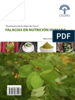 “Anatomía de la Hoja de Coca” Falacias de la nutrición humana