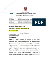 Resolución Número Dos: Corte Superior de Justicia de Lima Norte