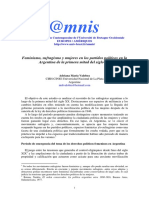 Feminismo y sufragio femenino en Argentina 1900-1946