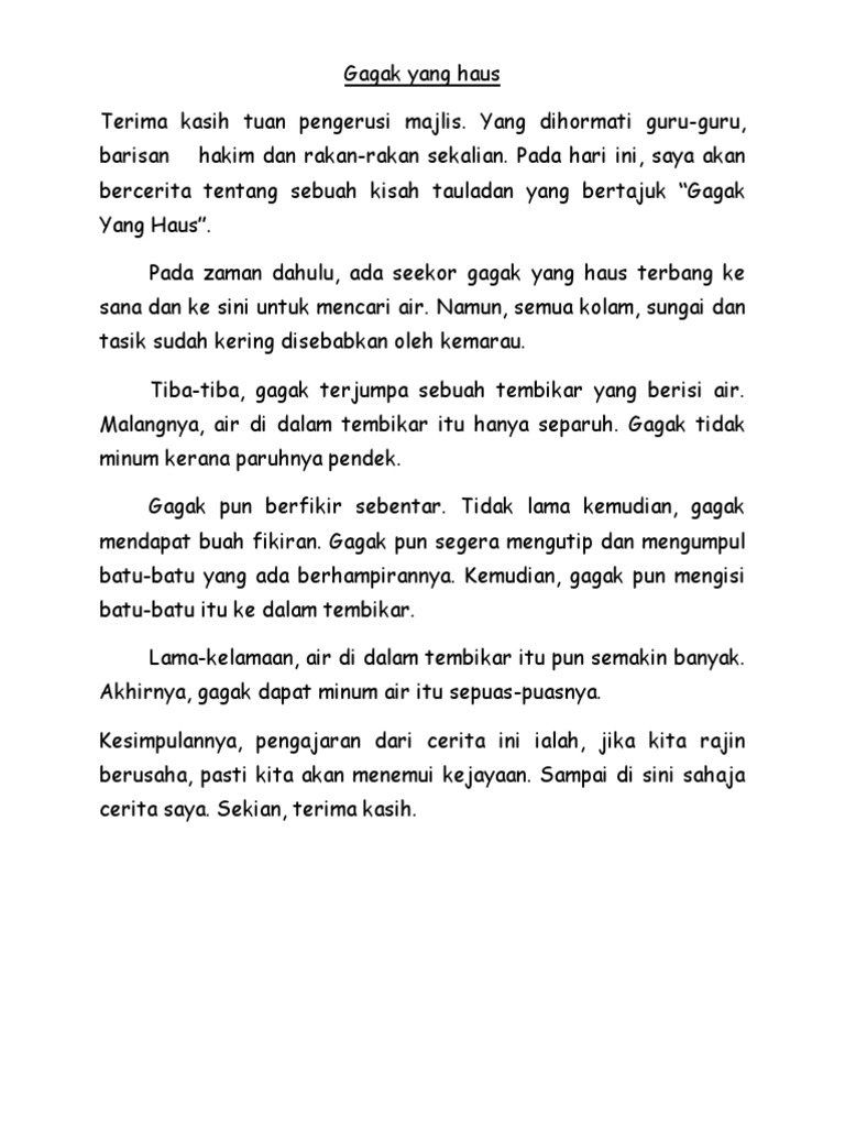 Cerita Kanak Kanak Minggu Bm Pdf