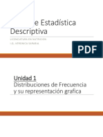 Distribuciones de Frecuencia y Medidas de Tendencia Central