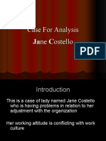 Case Analysis (Jane Costello)